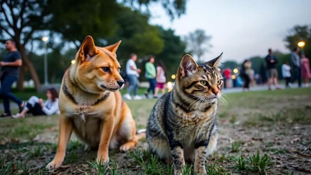 Sinais de Estresse em Cães e Gatos durante a Socialização socializar cães e gatos