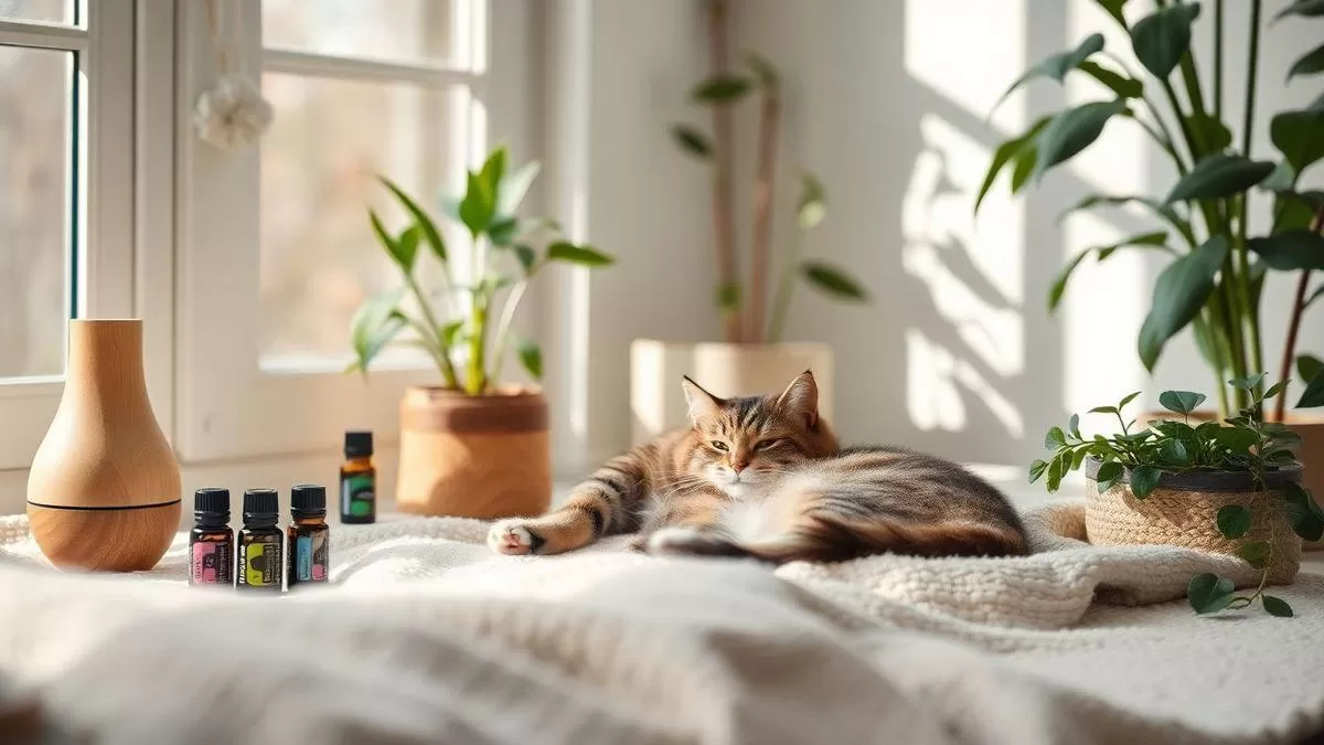 Aromaterapia para Gatos: Cuidados e Benefícios Aromaterapia para Gatos: Cuidados e Benefícios